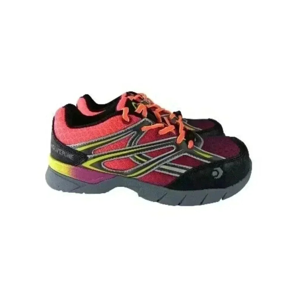 Wolverine Women's Jetstream Carbon Max Steel Toe Athletic Shoes sz 5W Multicolor